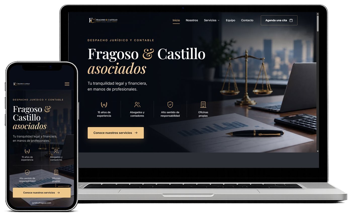 Sitio web Fragoso & Castillo Asociados